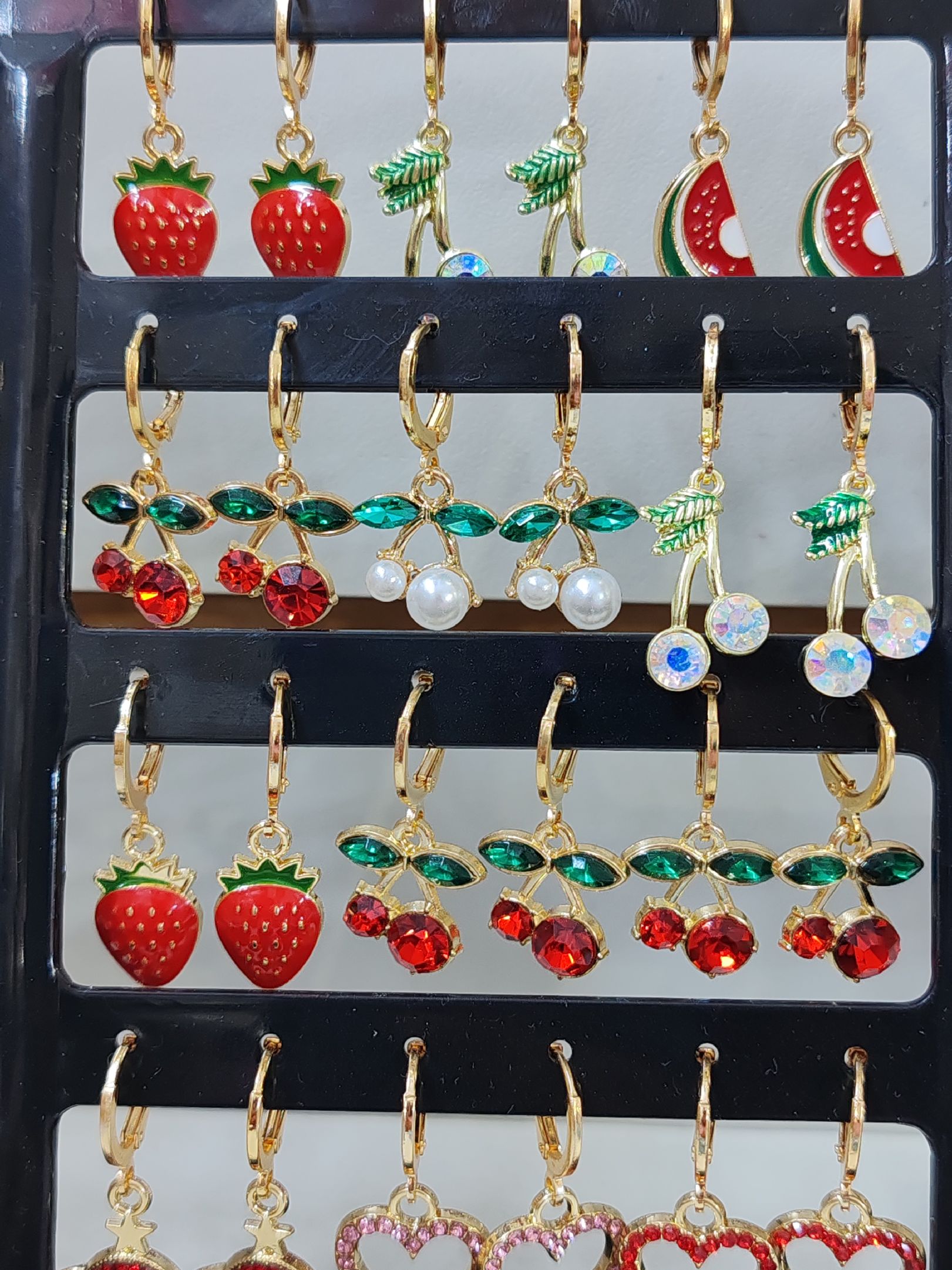 Aretes frutas