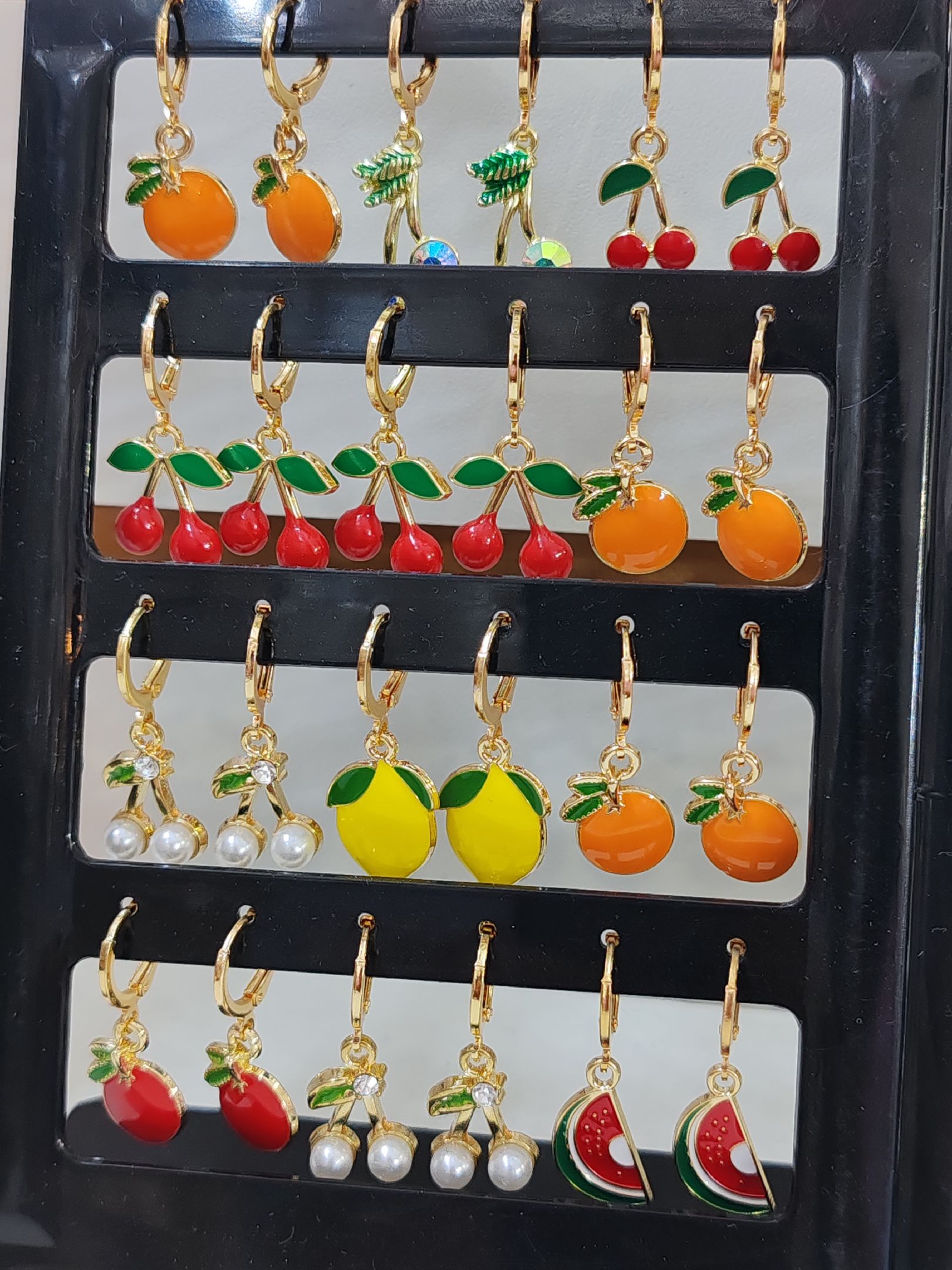 Aretes frutas