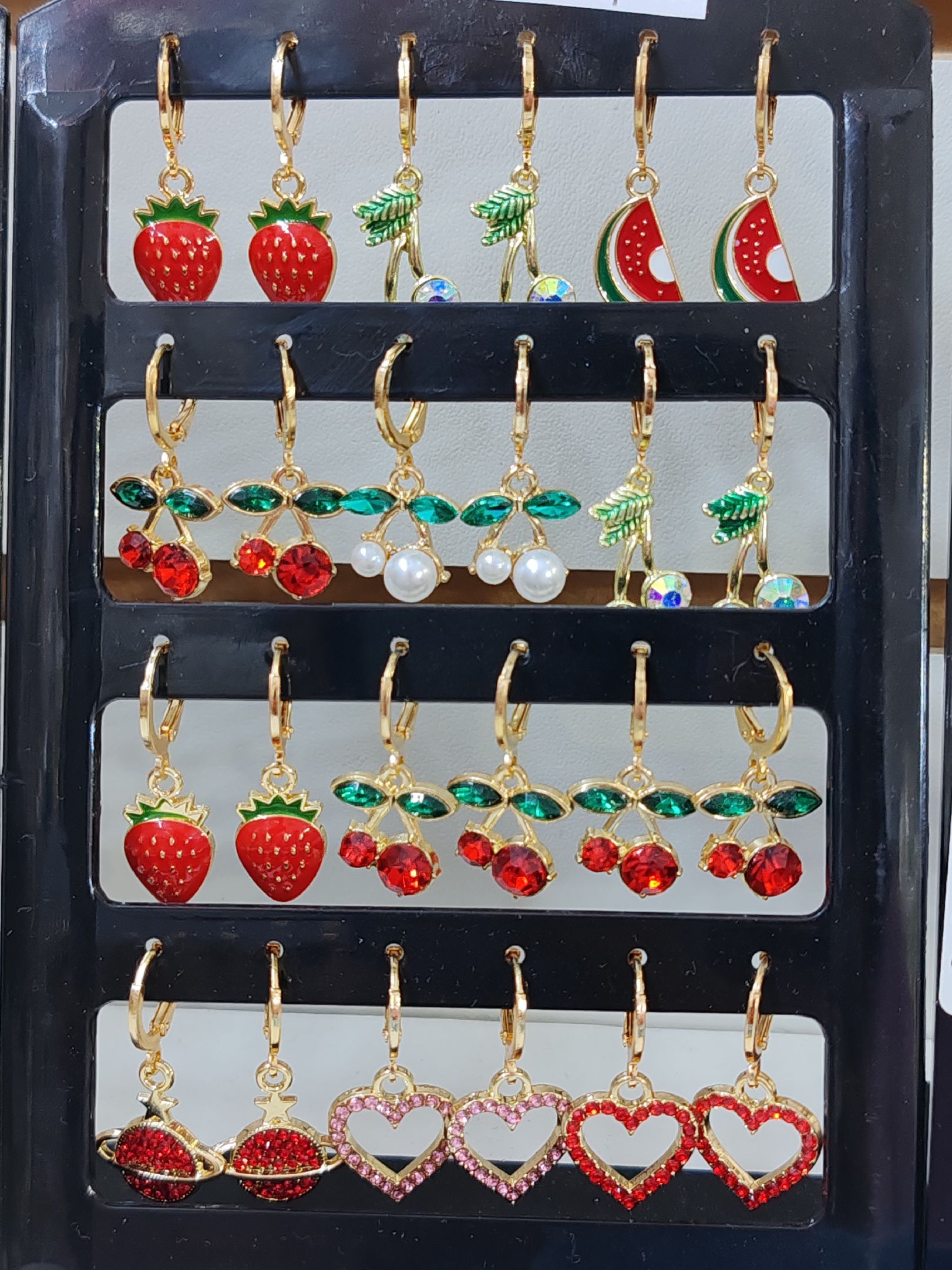 Aretes frutas
