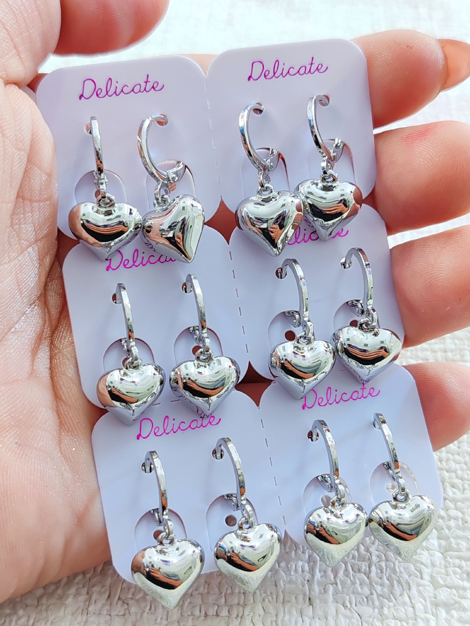 Aretes variados