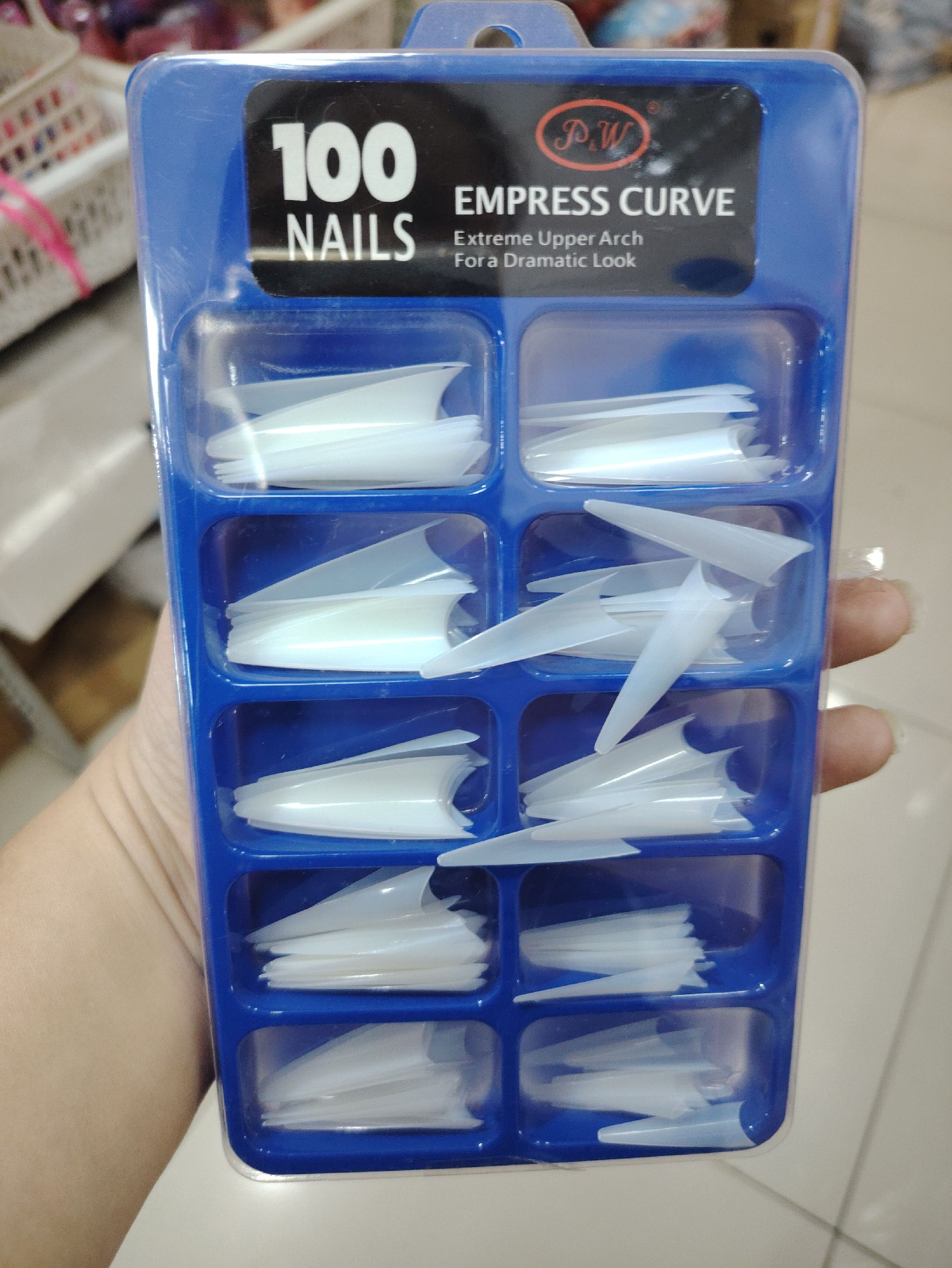 UÑAS ESTILETO x 100 piezas