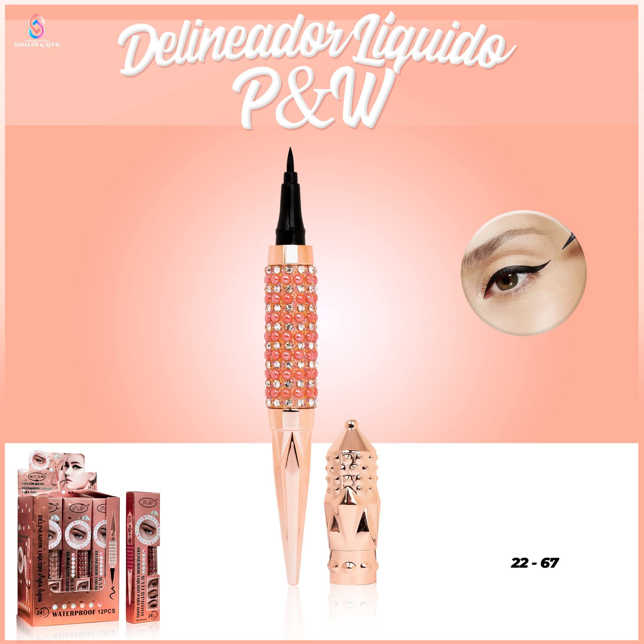 Delineador GOLD plumón