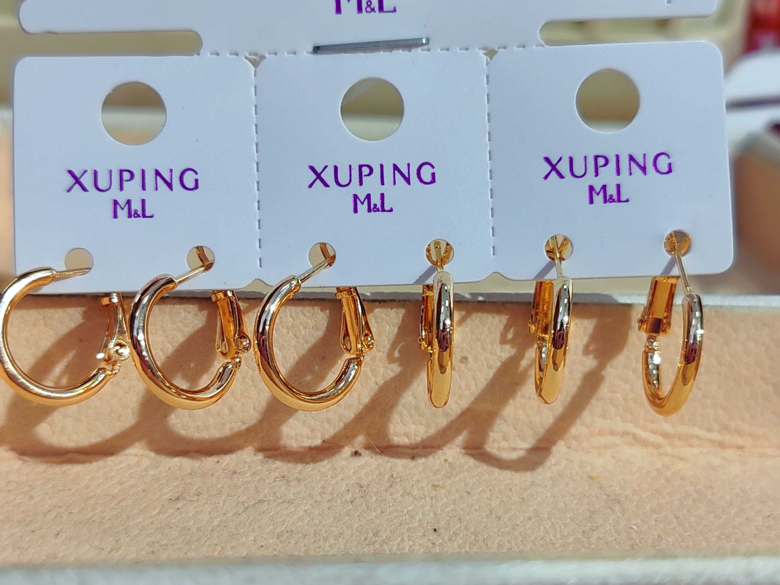 Argollas xuping 40-45-50-15mm