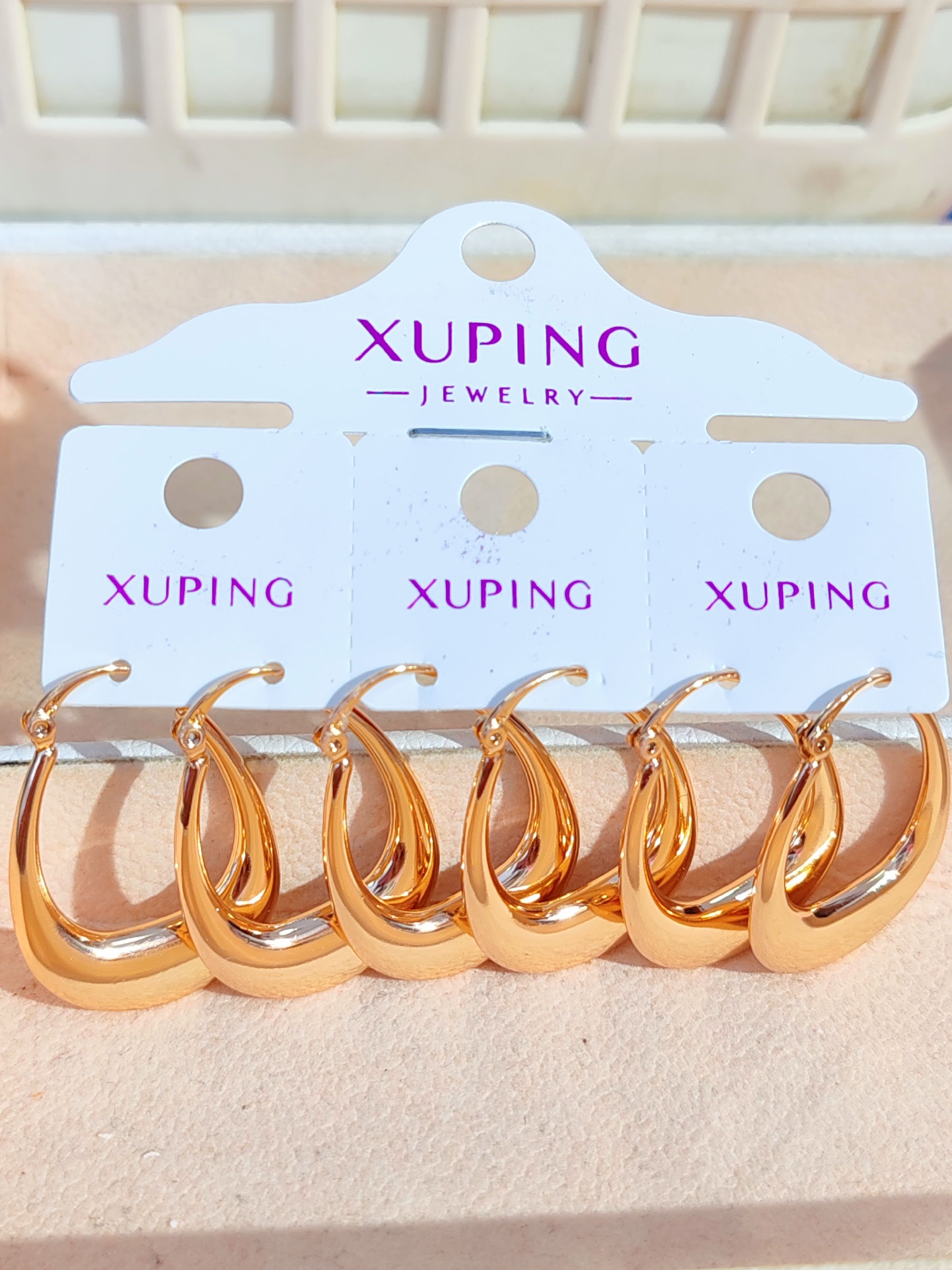 Aretes gota xuping