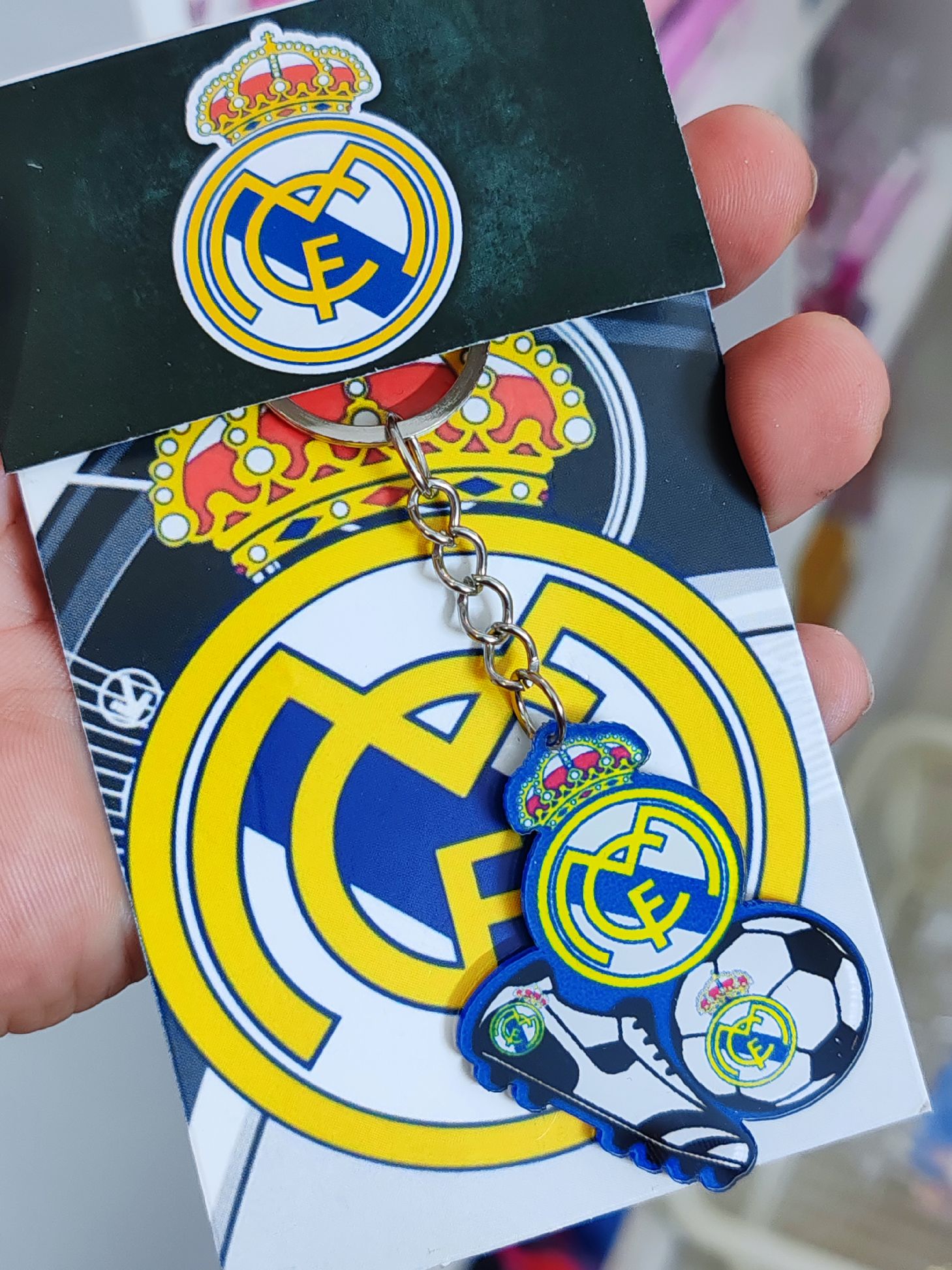 Llaveros equipo Al, U, real, etc