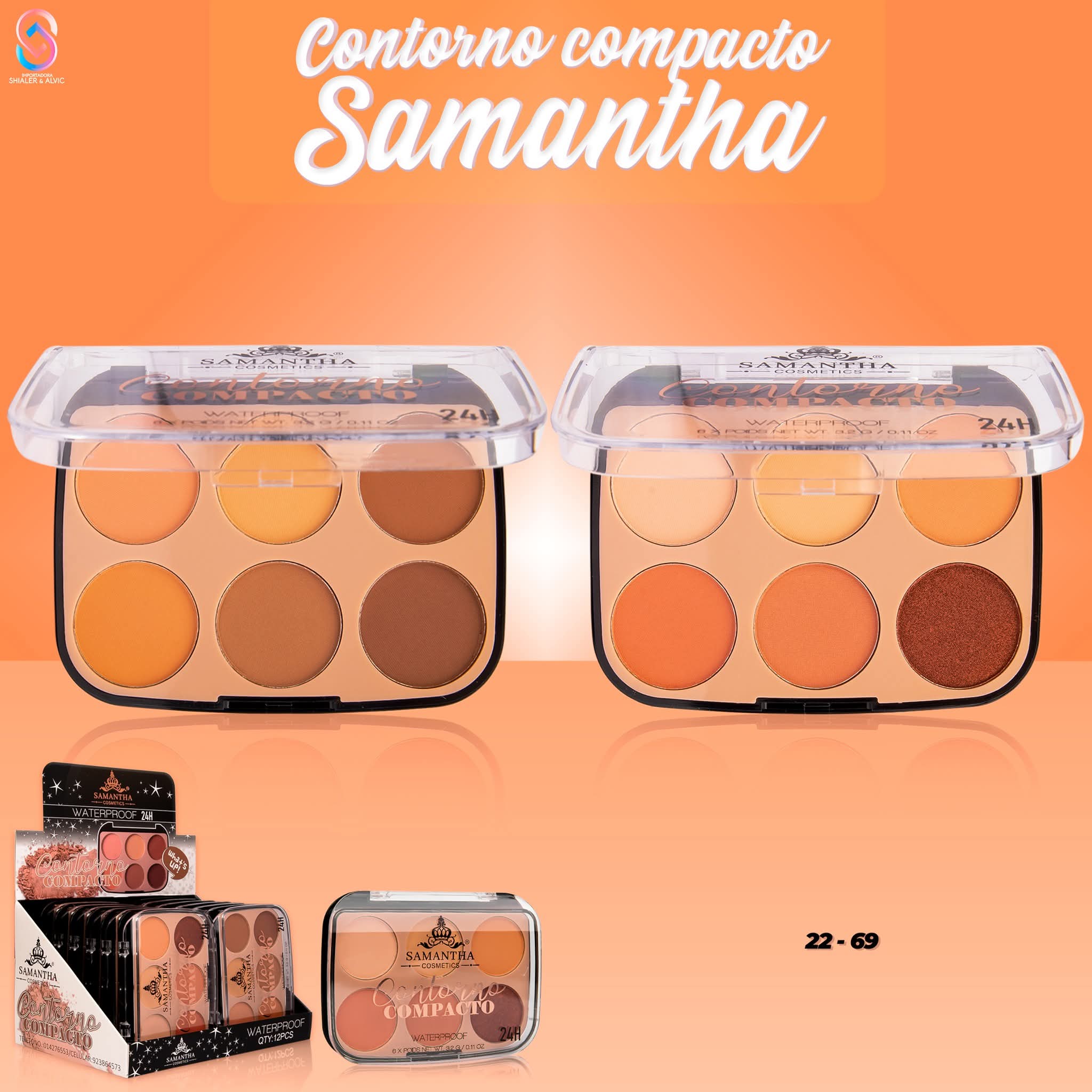 PALETA DE CONTORNOS Y POLVO COMPACTO