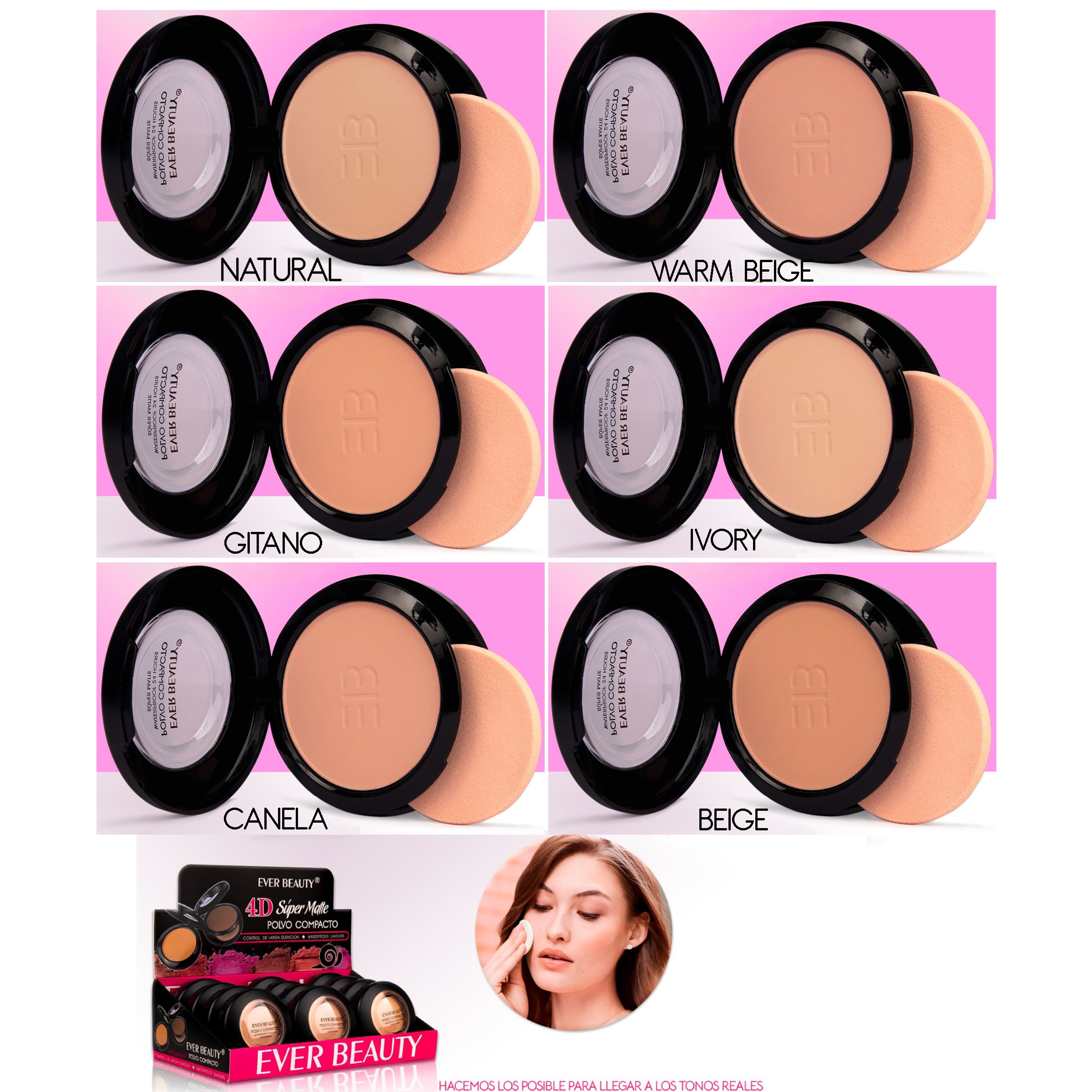 Polvo everbeauty mate