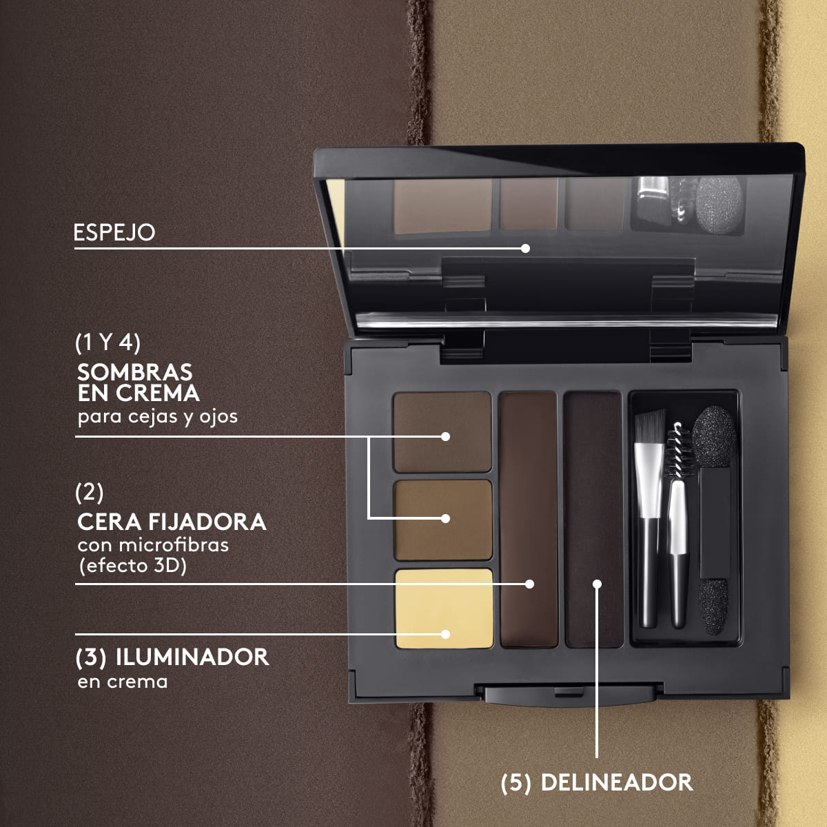 KIT 4 EN 1 PARA OJOS Y CEJAS