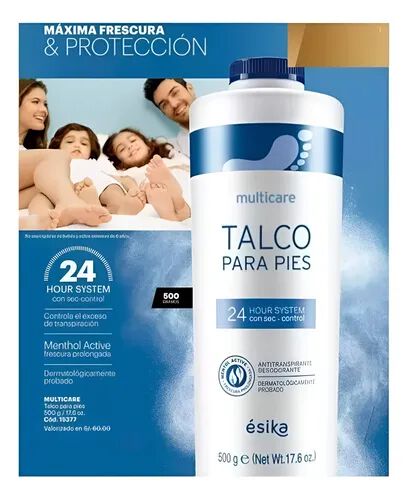 TALCO PARA PIES DE 500G