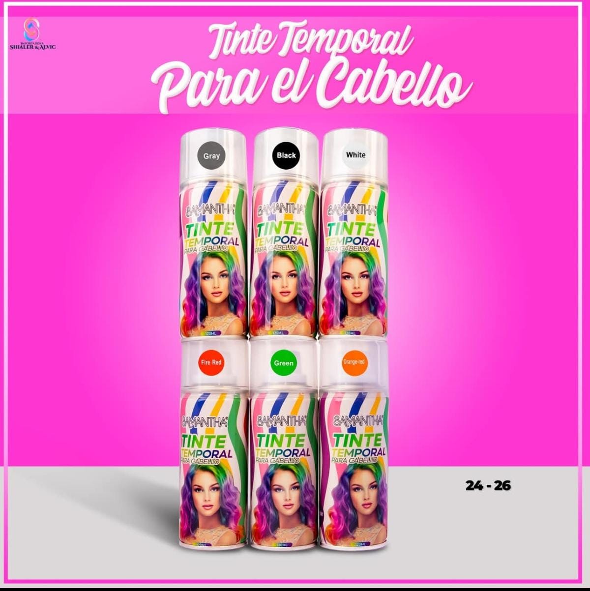 TINTE TEMPORAL PARA CABELLO EN SPRAY