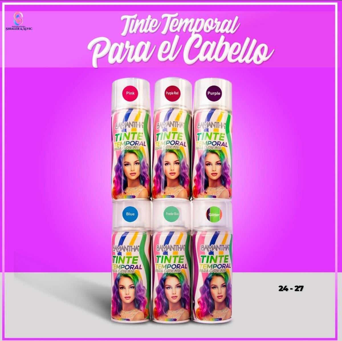 TINTE TEMPORAL PARA CABELLO EN SPRAY