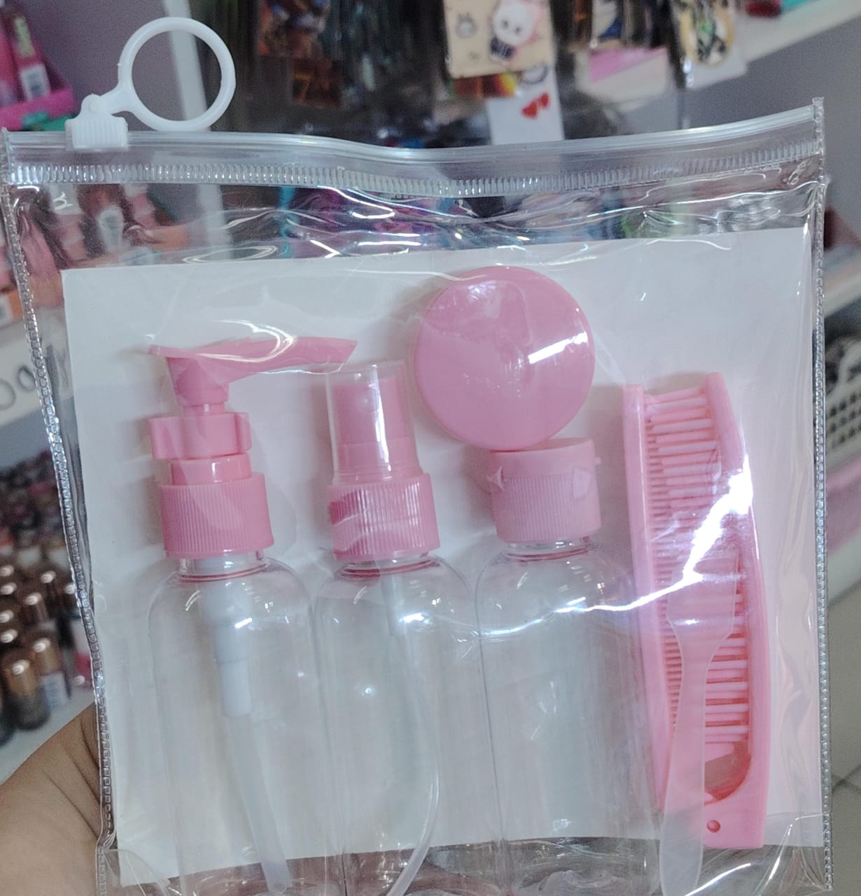 SET DE DISPENSADORES PARA VIAJE