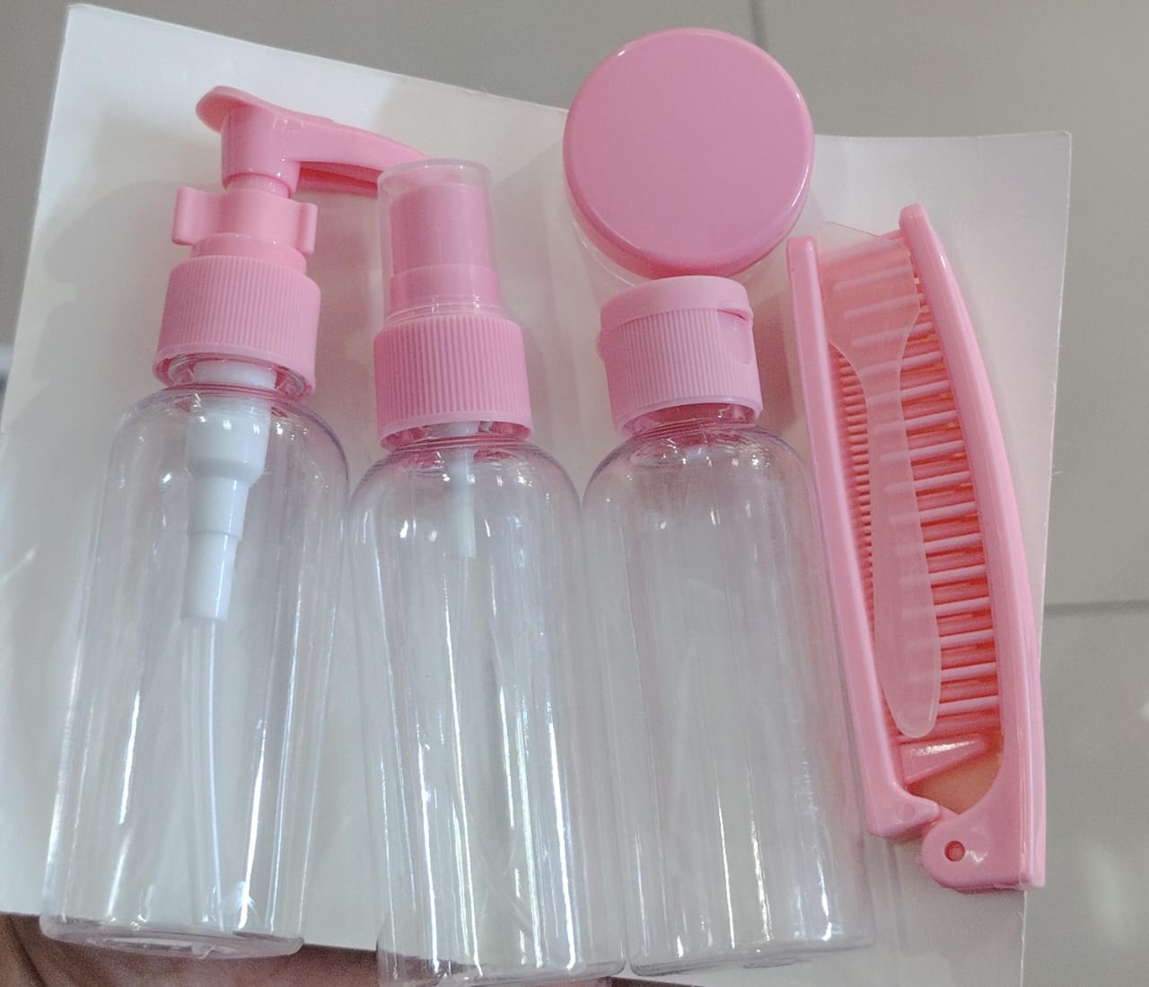 SET DE DISPENSADORES PARA VIAJE