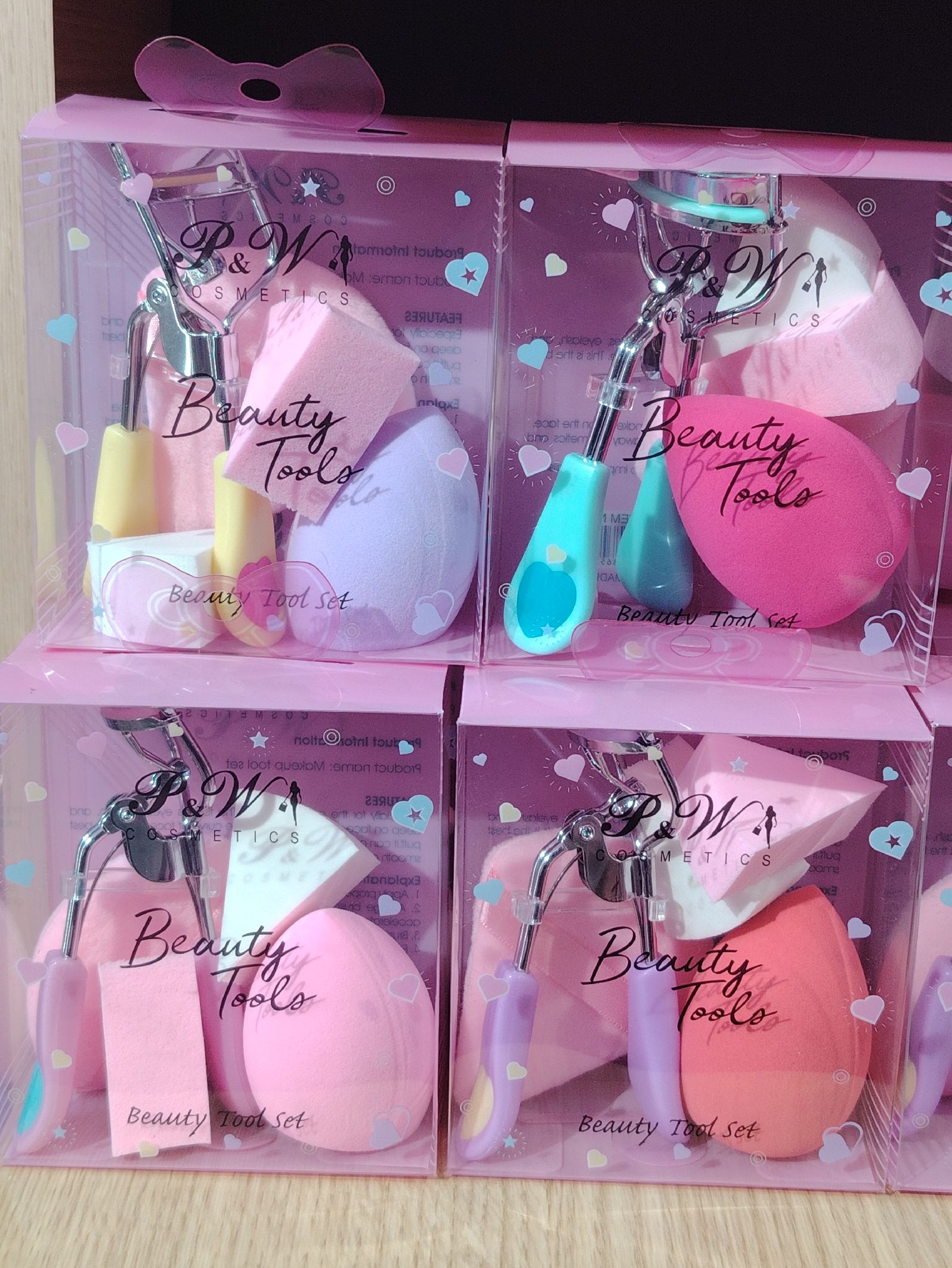 SET DE ESPONJAS, BLENDER Y RIZADOR