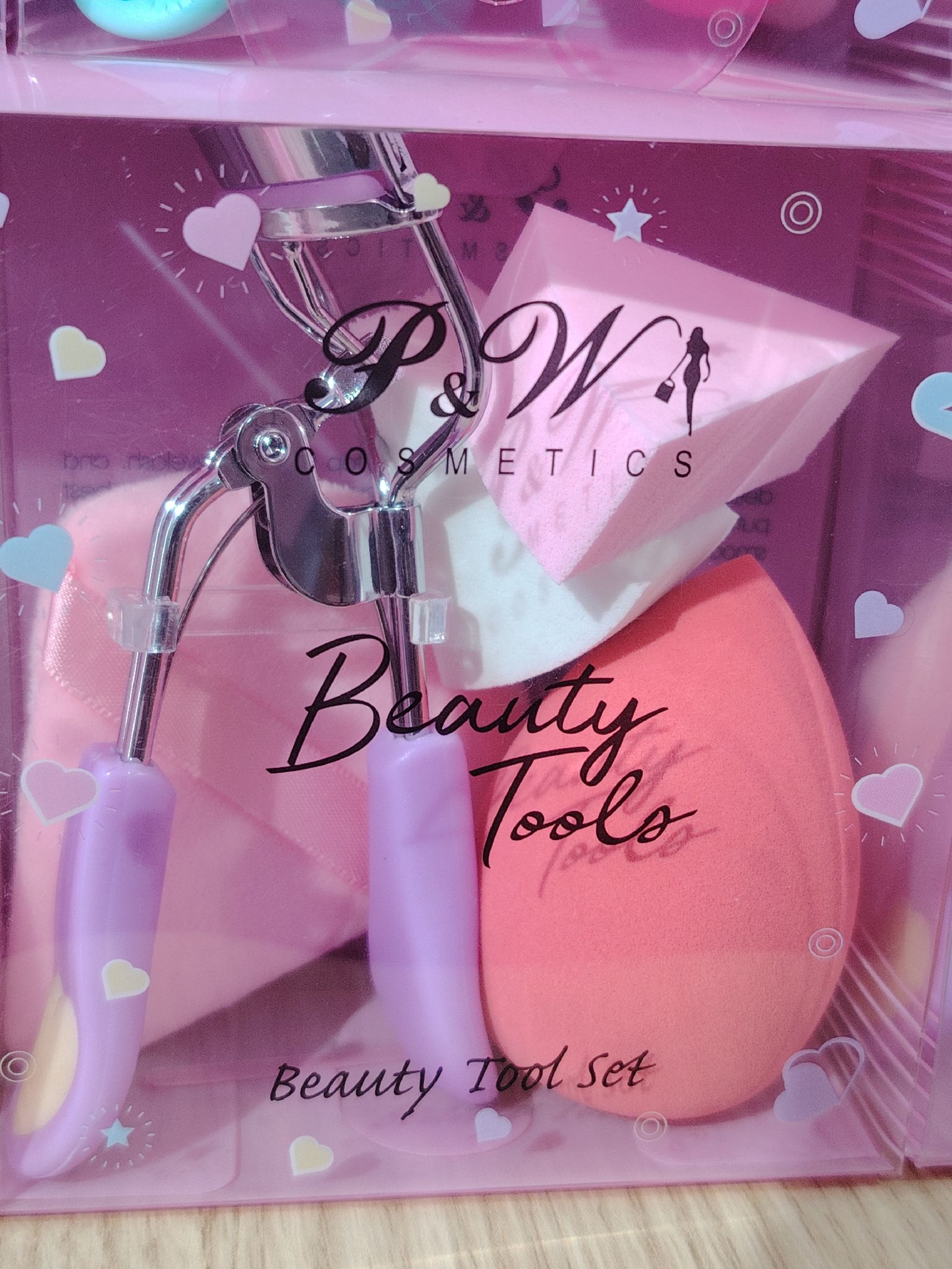 SET DE ESPONJAS, BLENDER Y RIZADOR