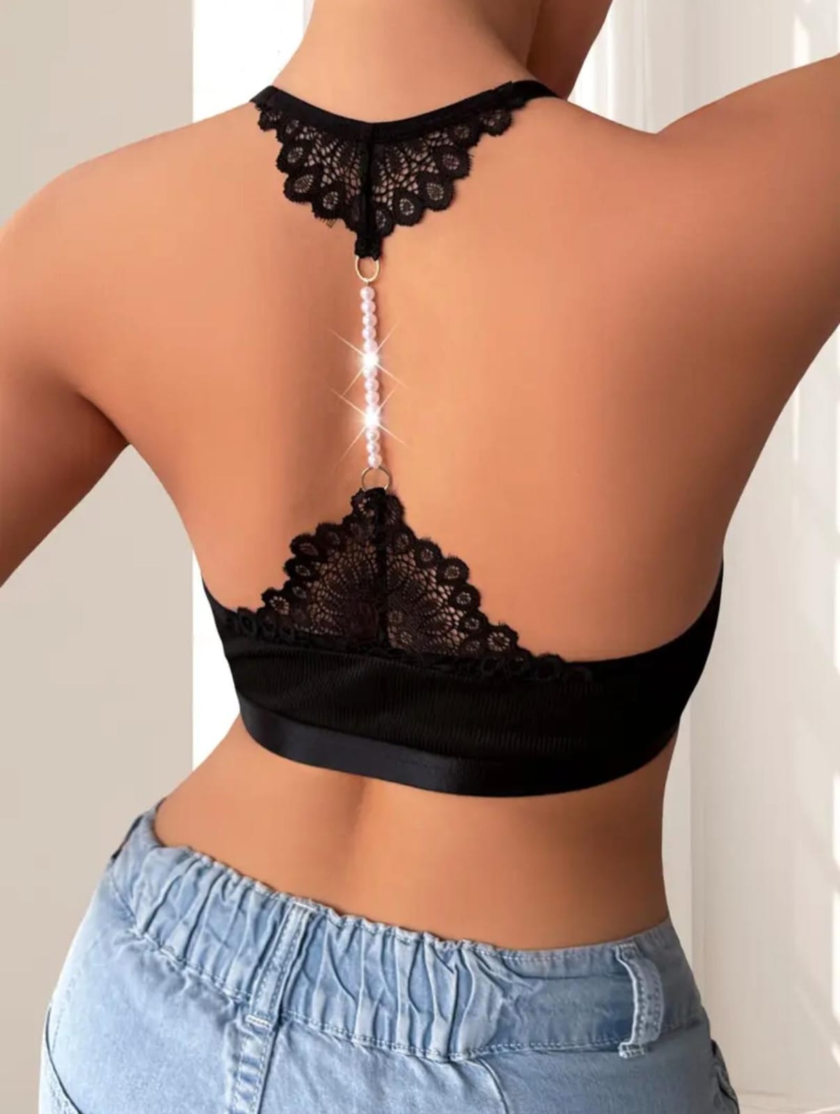 Brasier top negro