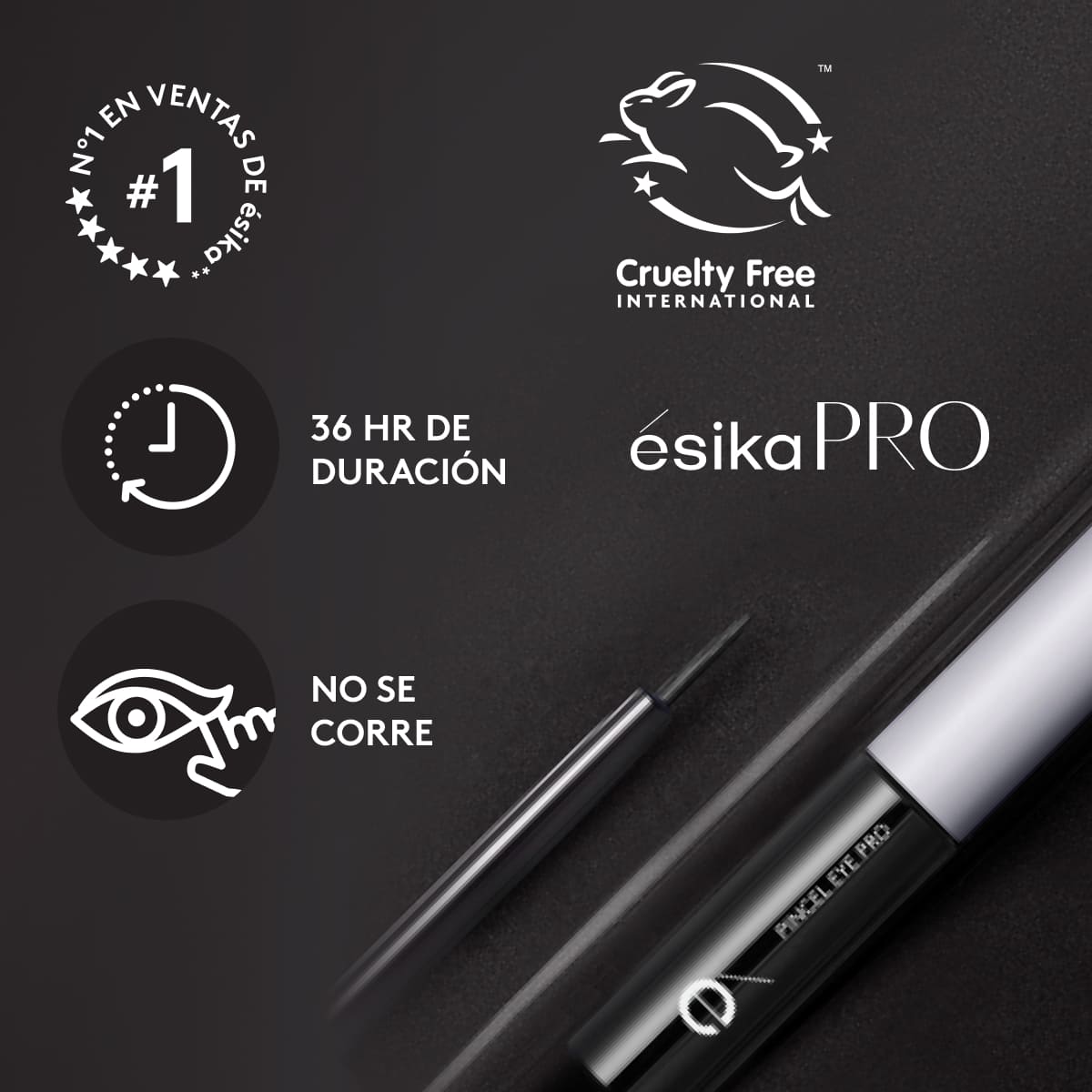 Delineador Líquido Eye PRO Punta Plumón