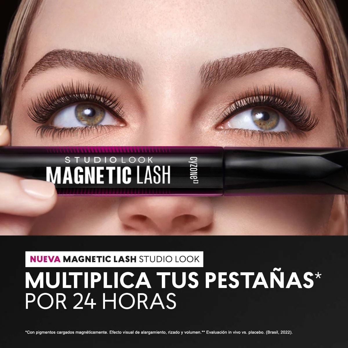MASCARA DE PESTAÑAS MAGNETIC LASH STUDIO LOOK