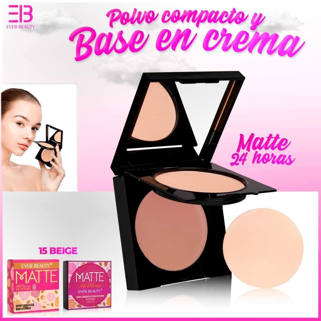 Polvo y base ever beauty