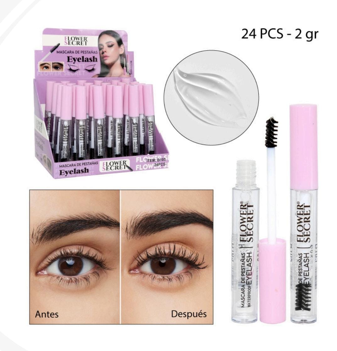 MASCARA DE PESTAÑAS TRANSPARENTE