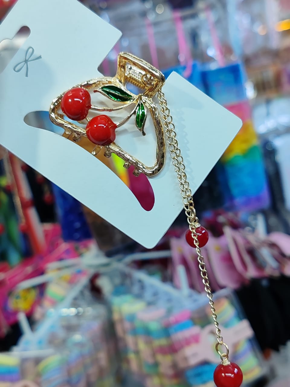 GANCHO DE METAL CEREZA