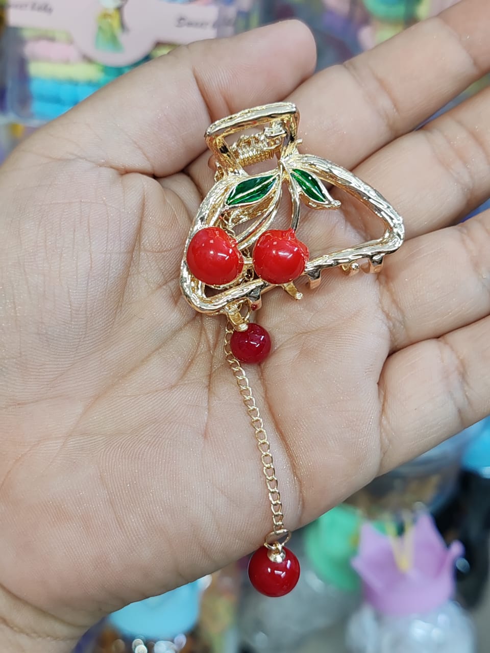 GANCHO DE METAL CEREZA