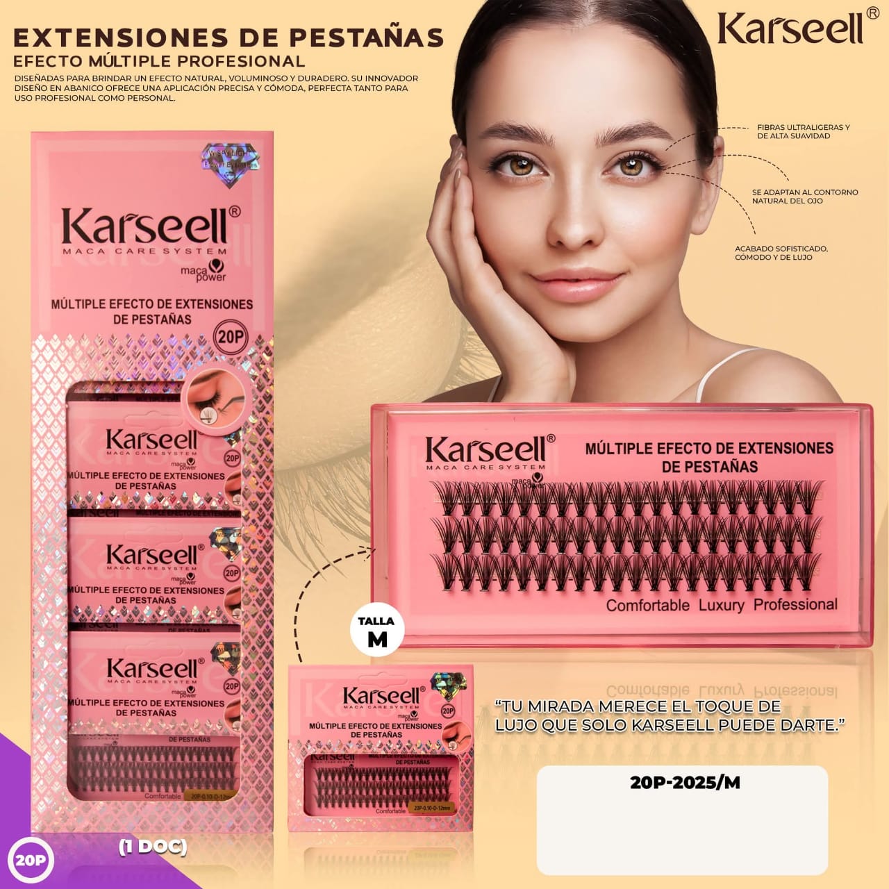 PESTAÑAS 1X1 KARSEELL