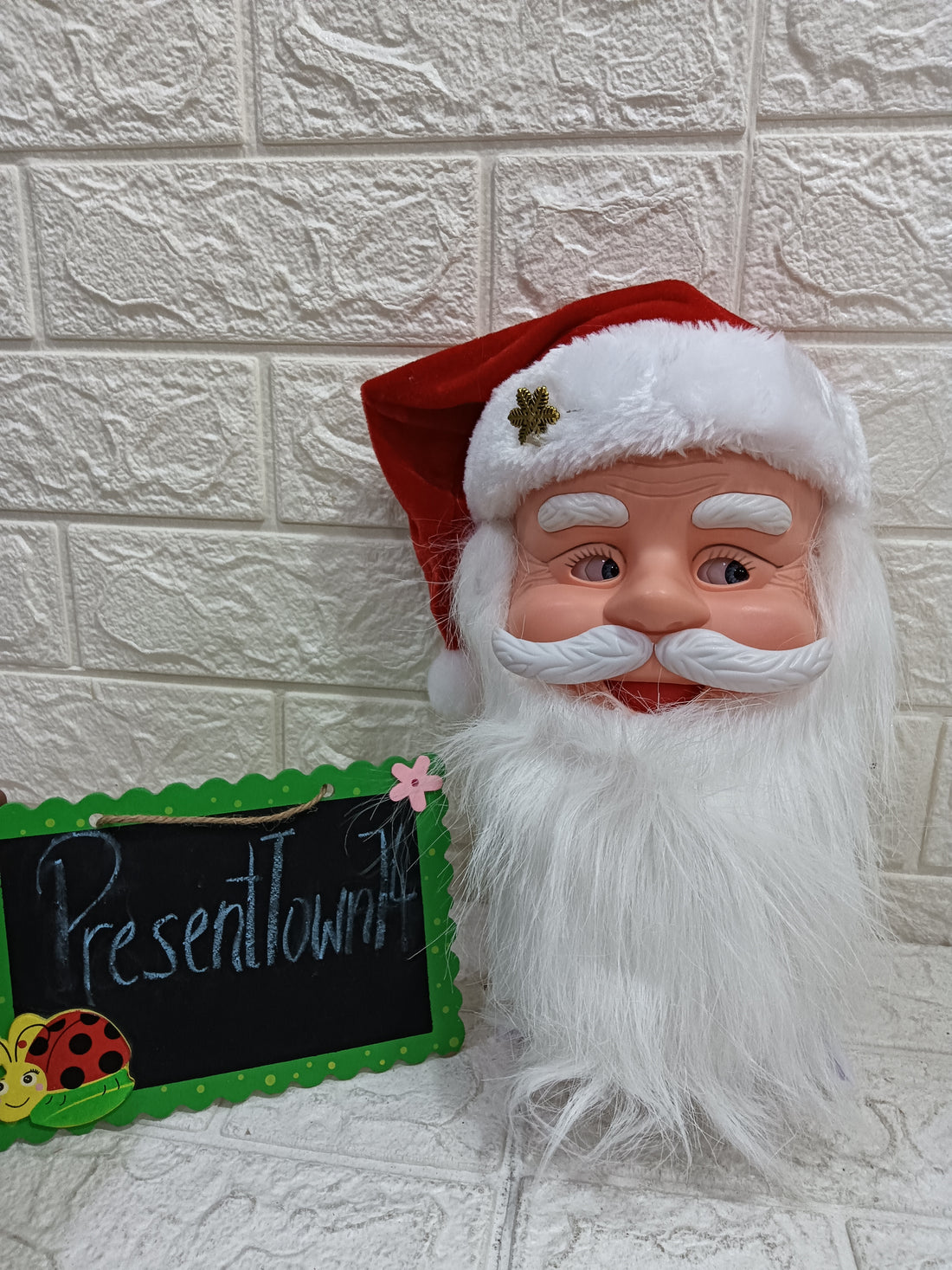 PAPA NOEL MUSICAL CABEZA LOCA