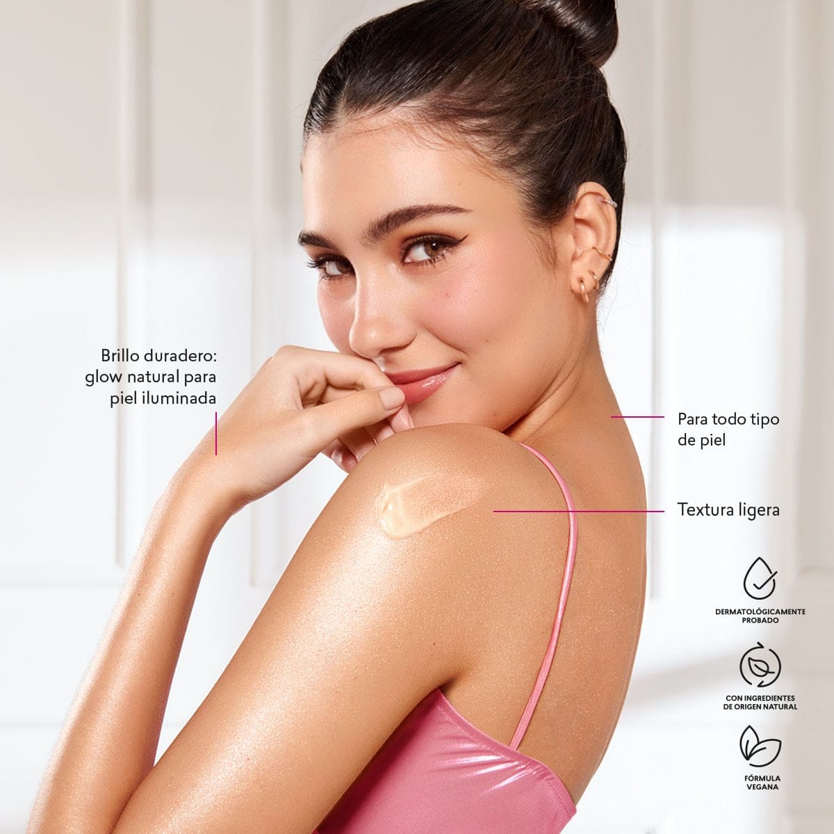 LOCIÓN HIDRATANTE CON BRILLO