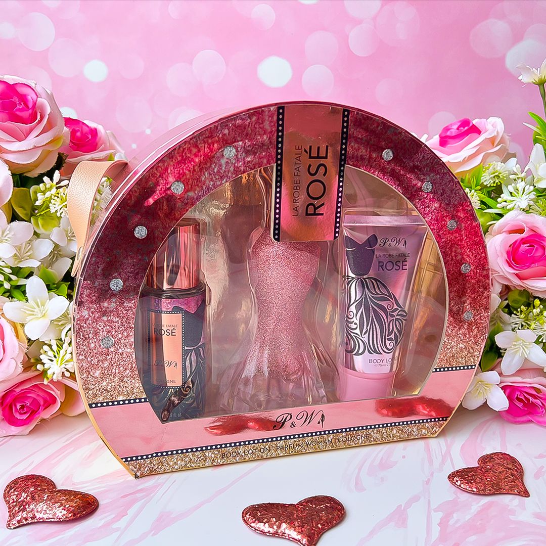 SET DE PERFUME + CREMA + COLONIA