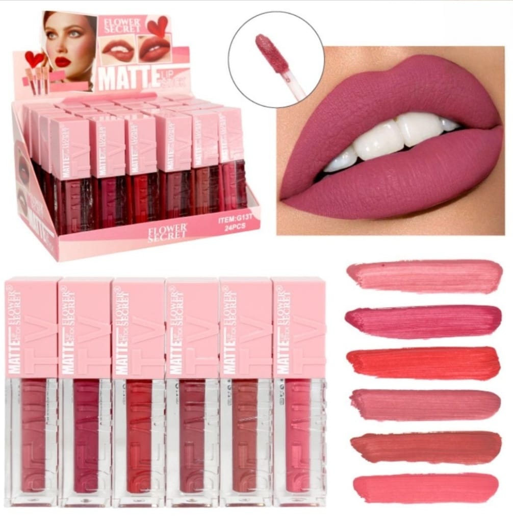 LABIAL MATTE FLOWER SECRET DUPE DE MAYBELLINE
